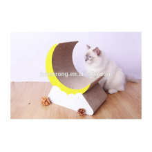 Factory supply fashion corrugated cardboard pet cat scratcher lounge toys durable cardboard cat scratcher CT-4049